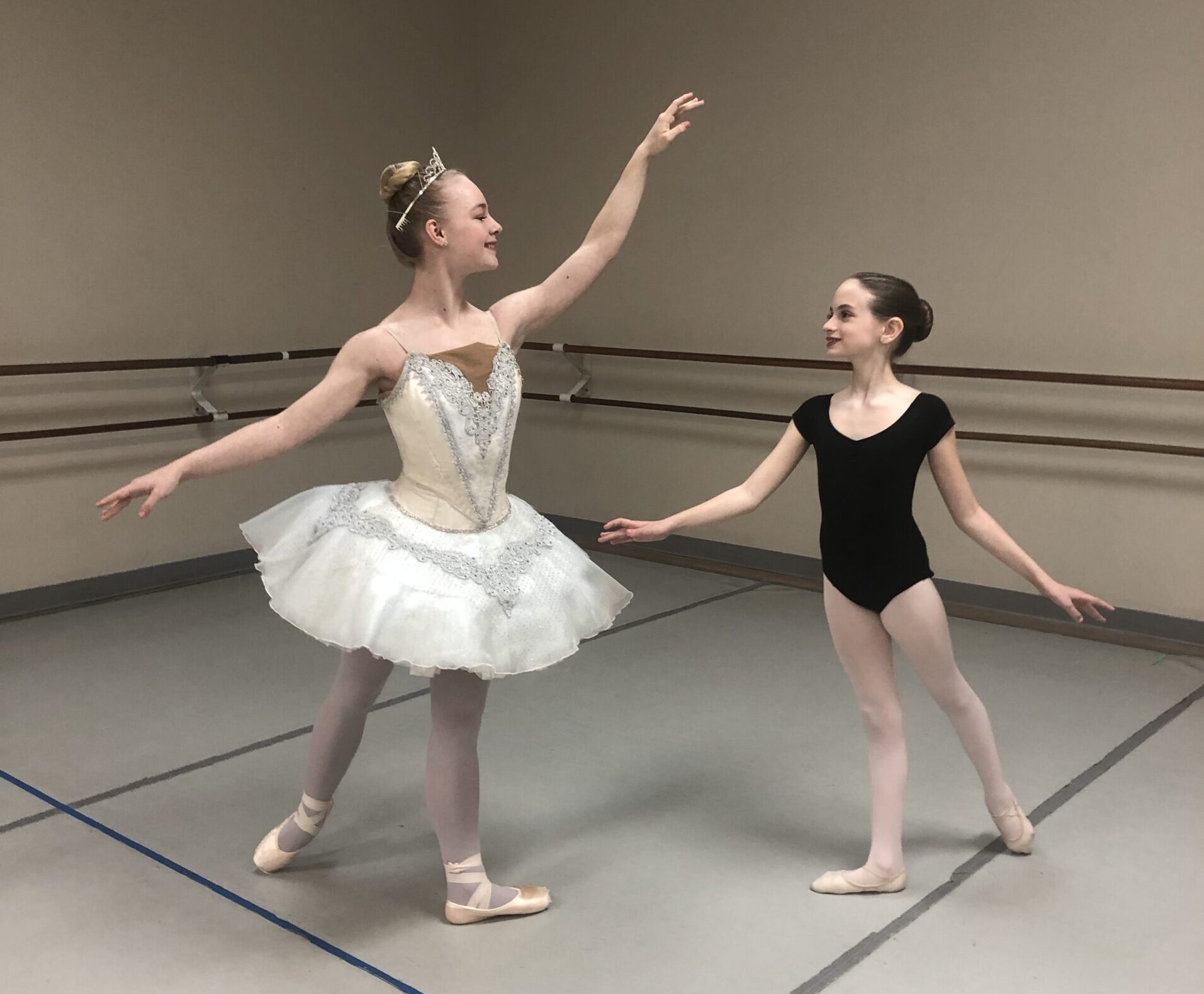 young dancers in a dance studio